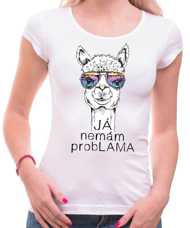 Vtipné tričko - Já nemám probLAMA Vtipné tričko - Já nemám probLAMA