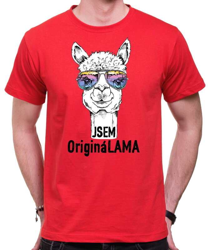 Vtipné tričko - Jsem origináLAMA Vtipné tričko - Jsem origináLAMA