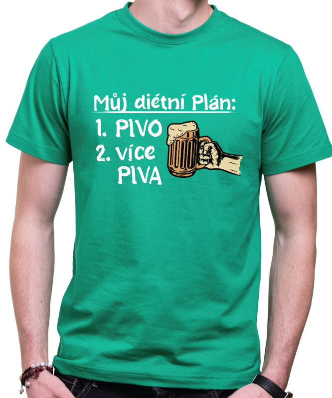 Pivní tričko - Můj pivní dietní plán Pivní tričko - Můj pivní dietní plán