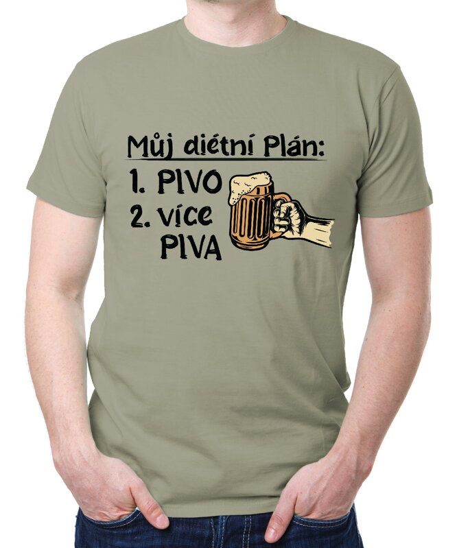 Pivní tričko - Můj pivní dietní plán Pivní tričko - Můj pivní dietní plán