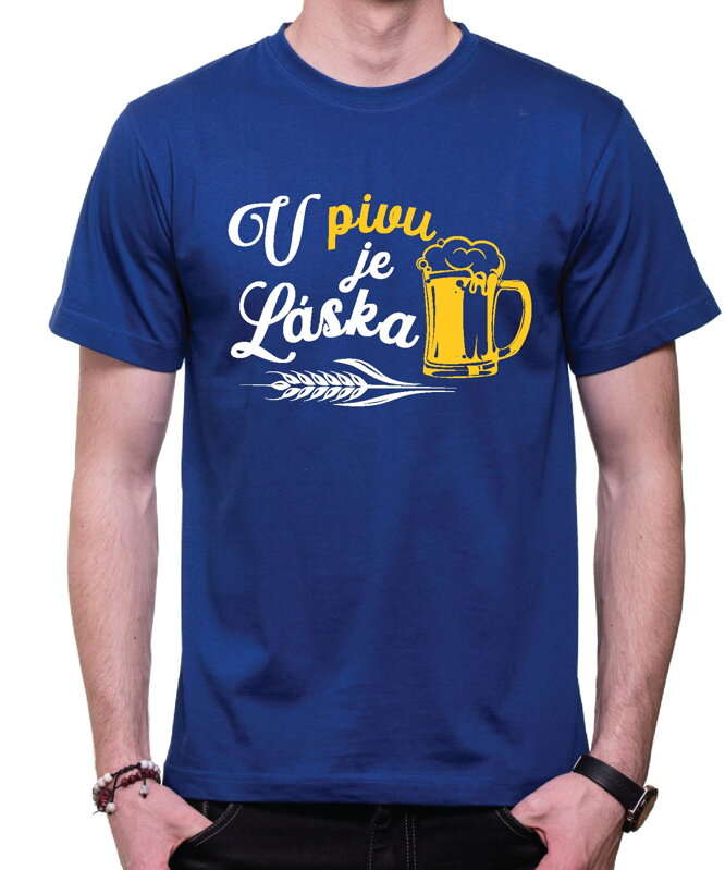 Tričko - V pivu je láska Tričko - V pivu je láska