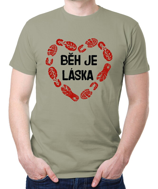 Tričko - Běh je láska Tričko - Běh je láska