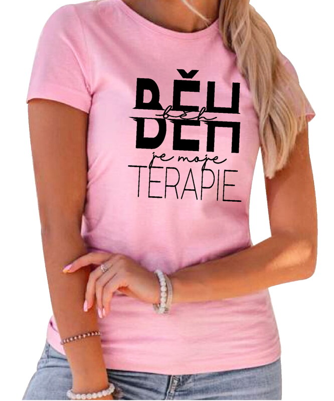 Tričko - Běh je moje terapie Tričko - Běh je moje terapie