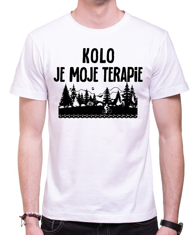 Cyklo tričko - Kolo je moje terapie Cyklo tričko - Kolo je moje terapie
