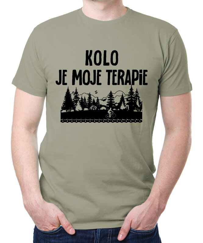 Cyklo tričko - Kolo je moje terapie Cyklo tričko - Kolo je moje terapie