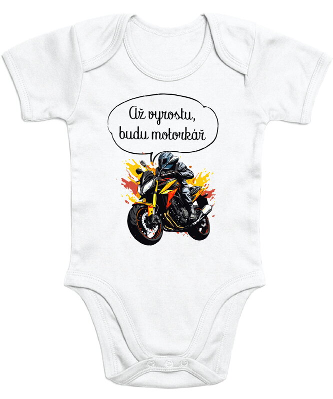 Dětské body - Až vyrostu, budu motorkář Dětské body - Až vyrostu, budu motorkář
