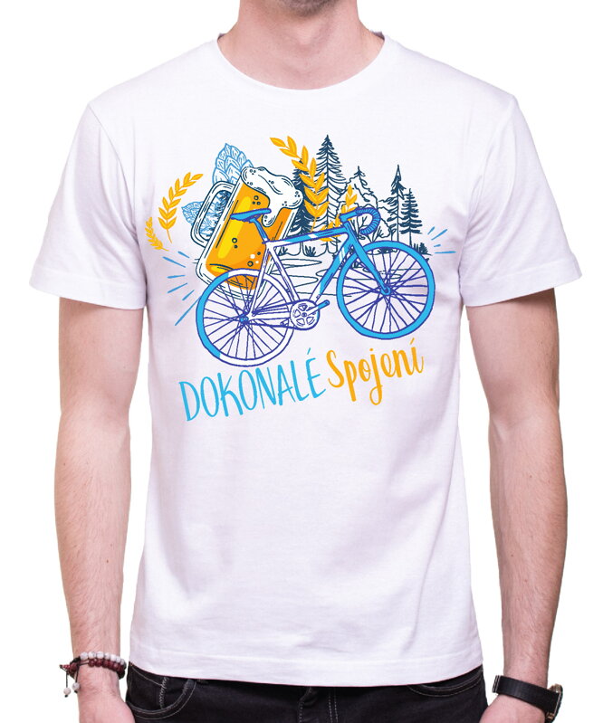 Cyklo pivní tričko - Dokonalé spojení Cyklo pivní tričko - Dokonalé spojení