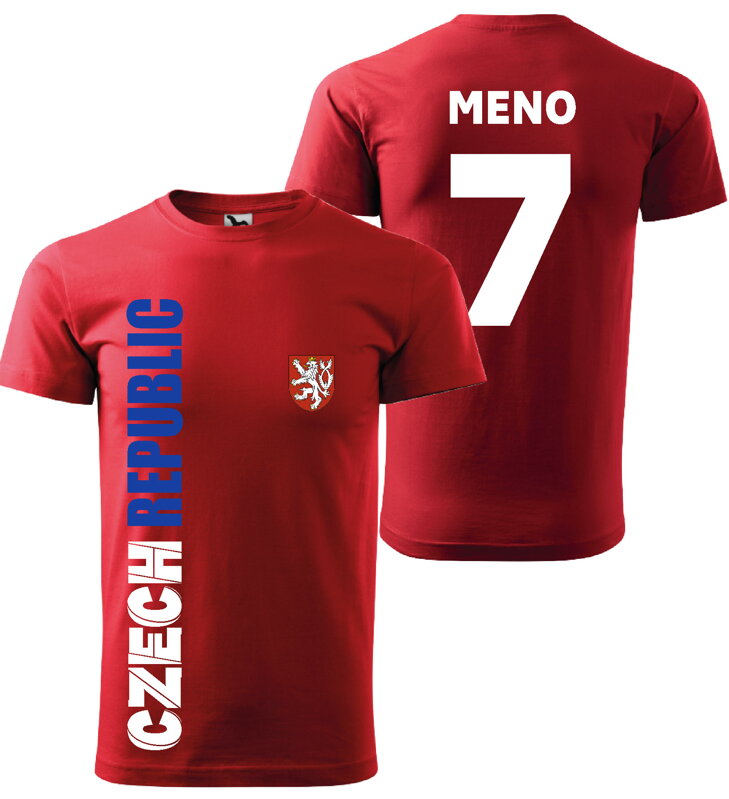 Tričko - CZECH REPUBLIC+ vl.jméno a číslo Tričko - CZECH REPUBLIC+ vl.jméno a číslo