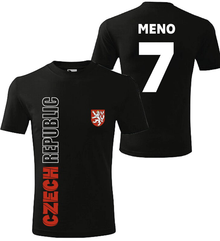 Tričko - CZECH REPUBLIC+ vl.jméno a číslo Tričko - CZECH REPUBLIC+ vl.jméno a číslo