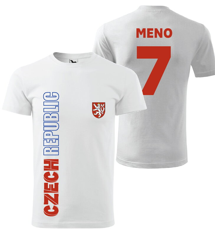 Tričko - CZECH REPUBLIC+ vl.jméno a číslo Tričko - CZECH REPUBLIC+ vl.jméno a číslo