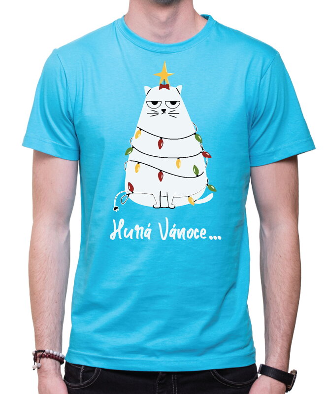 Vánoční  tričko - Hurá Vánoce
