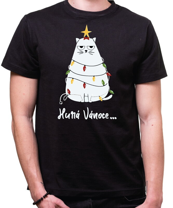 Vánoční  tričko - Hurá Vánoce