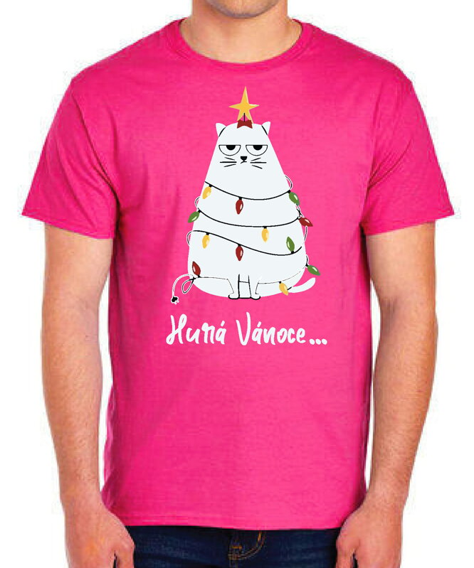 Vánoční  tričko - Hurá Vánoce
