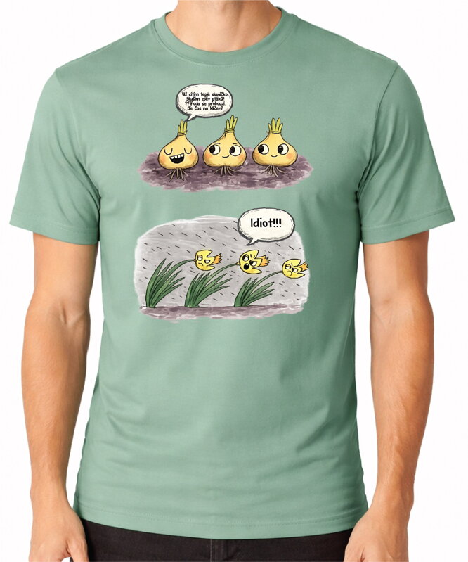 Tričko - Jde jaro narcisy