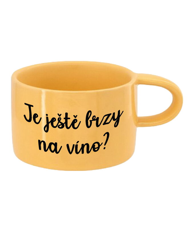Hrnek Makronka - Je ještě brzy na víno? Hrnek Makronka - Je ještě brzy na víno?