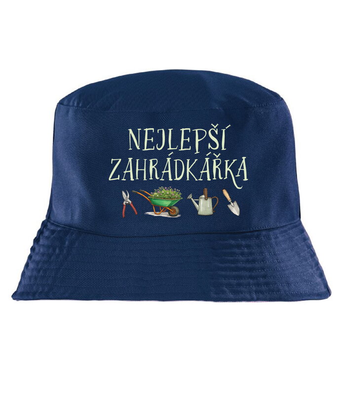 Klobouk s potiskem - Nejlepší zahrádkářka