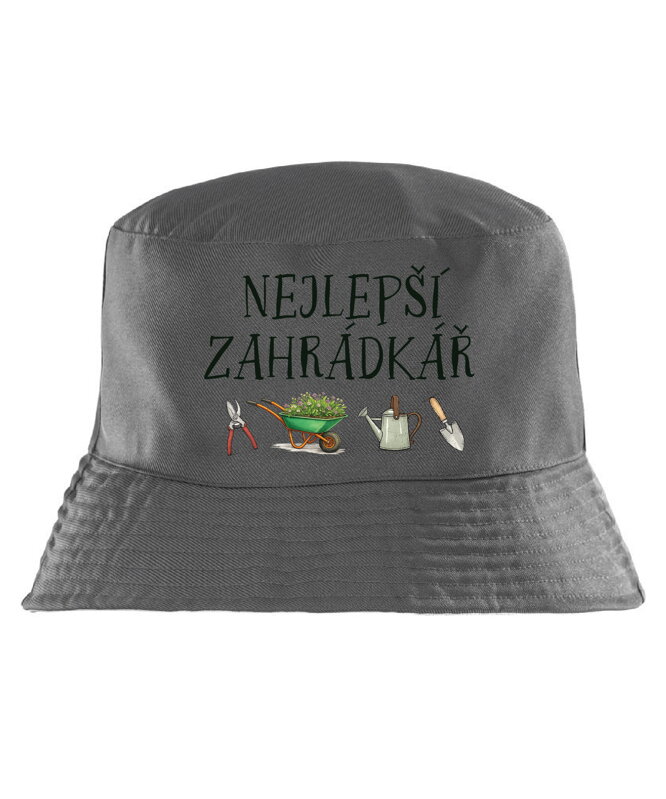 Klobouk s potiskem - Nejlepší zahrádkář