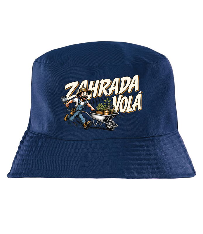 Klobouk s potiskem - Zahrada volá