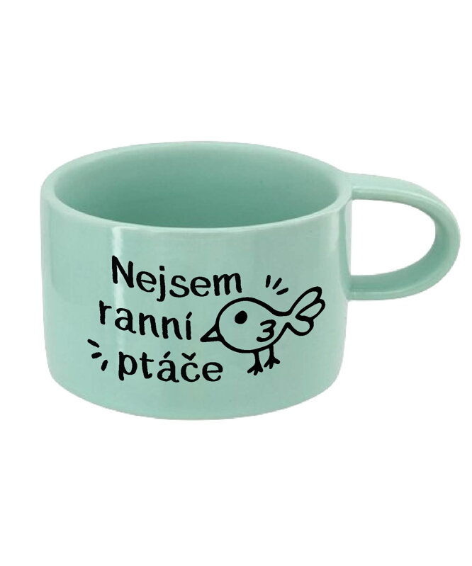Hrnek Makronka - Nejsem ranní ptáče