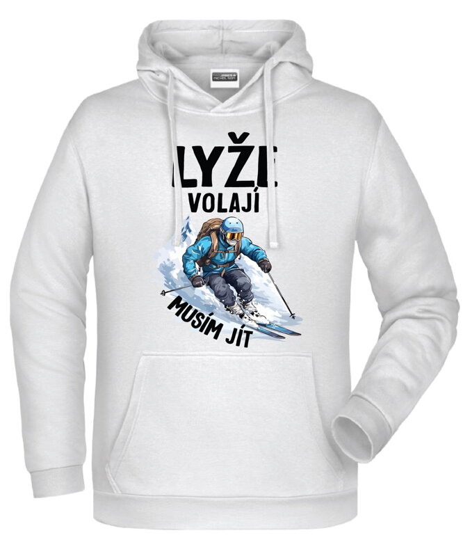 Mikina - Lyže volají, musím jít 