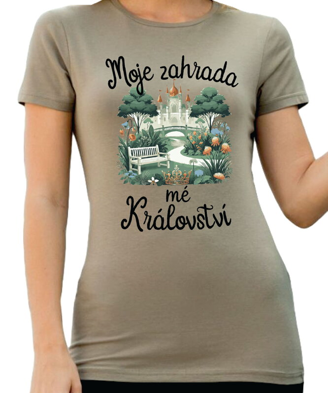 Tričko - Moje zahrada, mé Královstí Tričko - Moje zahrada, mé Královstí
