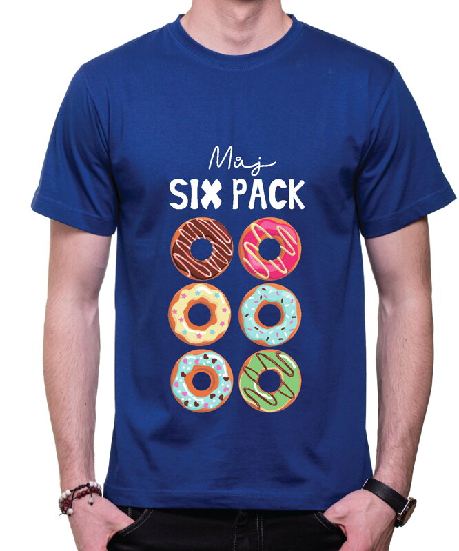 Vtipné tričko - Můj sixpack DONUTS