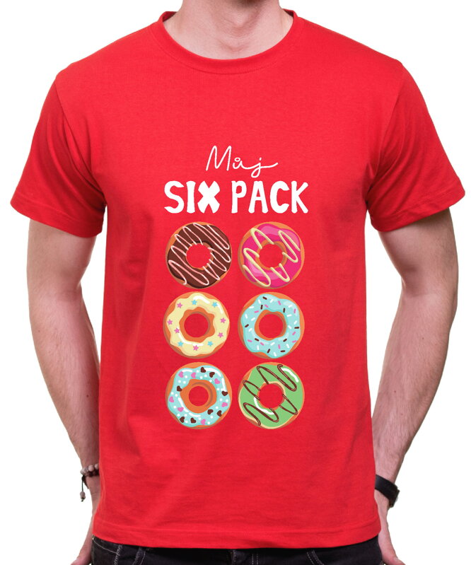 Vtipné tričko - Můj sixpack DONUTS Vtipné tričko - Můj sixpack DONUTS