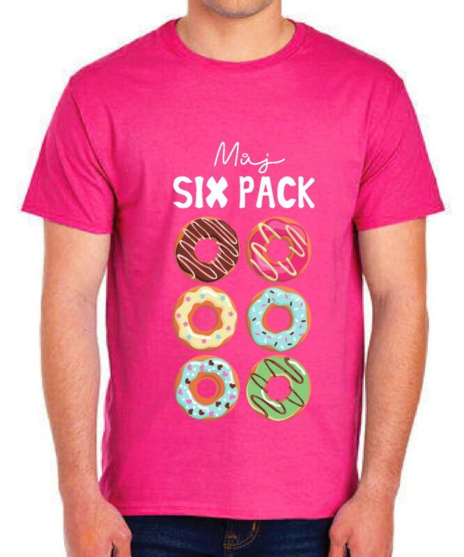Vtipné tričko - Můj sixpack DONUTS Vtipné tričko - Můj sixpack DONUTS