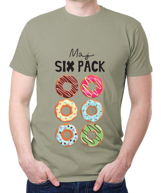 Vtipné tričko - Můj sixpack DONUTS Vtipné tričko - Můj sixpack DONUTS