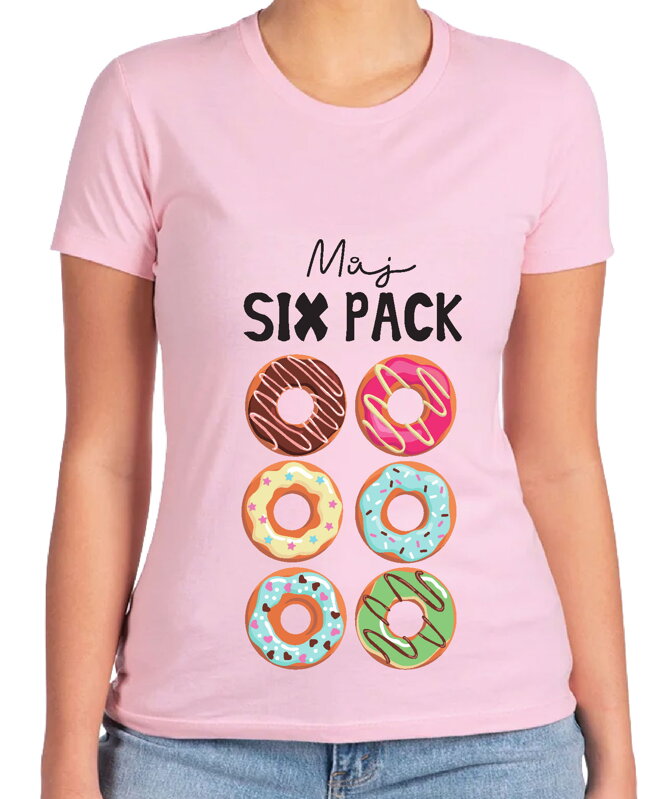 Vtipné tričko - Můj sixpack DONUTS