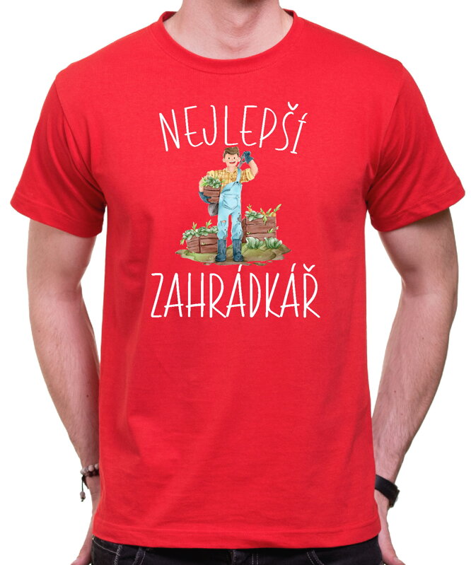 Tričko - Nejlepší zahrádkář / Nejlepší zahrádkářka Tričko - Nejlepší zahrádkář / Nejlepší zahrádkářka
