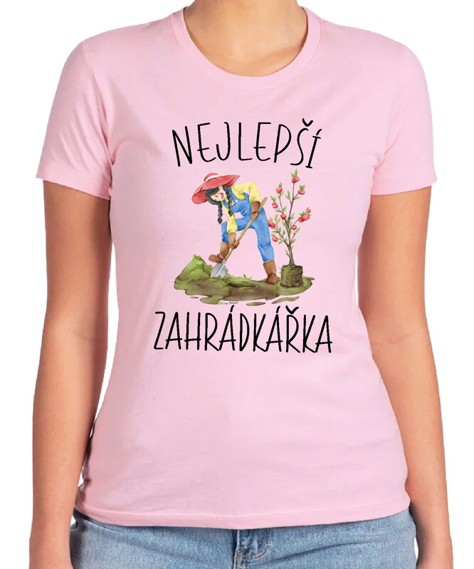 Tričko - Nejlepší zahrádkář / Nejlepší zahrádkářka Tričko - Nejlepší zahrádkář / Nejlepší zahrádkářka