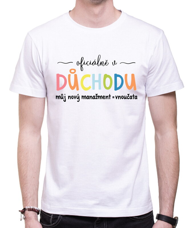 Tričko - Oficiálně v důchodu