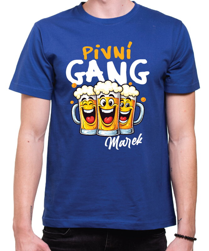 Tričko - Pivní gang  (vlastní jméno)