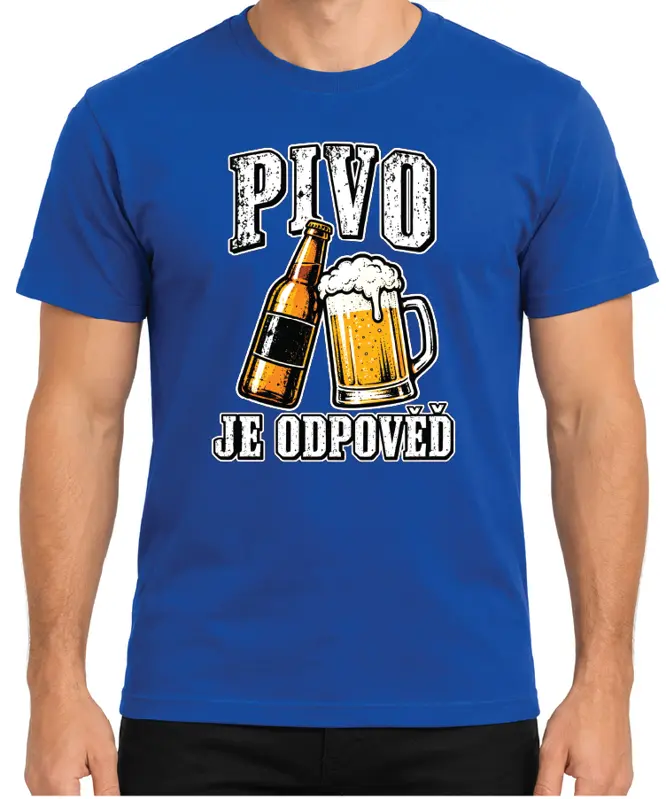 Tričko – Pivo je odpověď