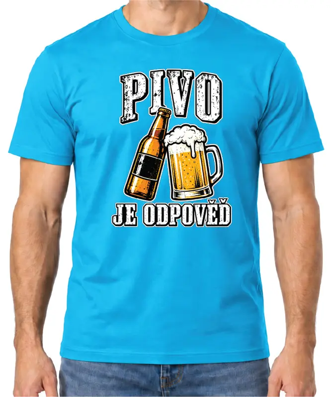 Tričko – Pivo je odpověď