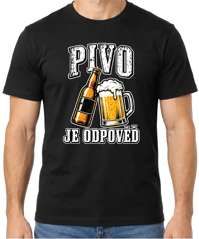 Tričko – Pivo je odpověď
