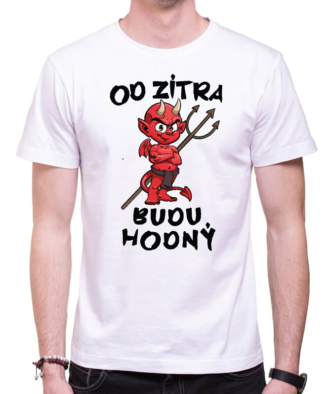 Pánske tričko - Od zítra budu hodný Pánske tričko - Od zítra budu hodný