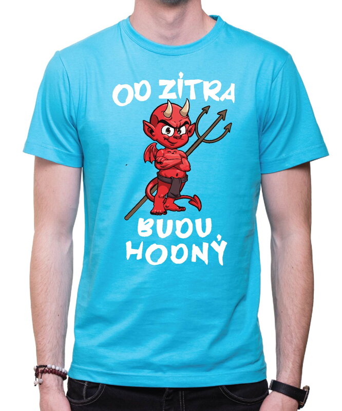 Pánske tričko - Od zítra budu hodný