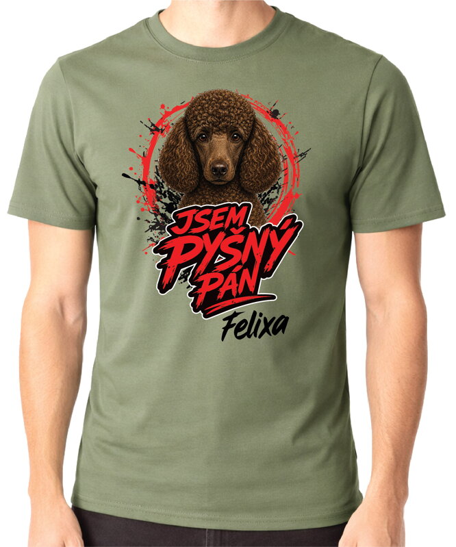 Tričko pro pejskaře - Jsem pyšný pán- pudl