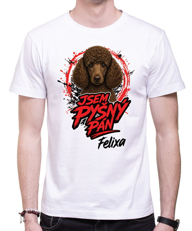 Tričko pro pejskaře - Jsem pyšný pán- pudl