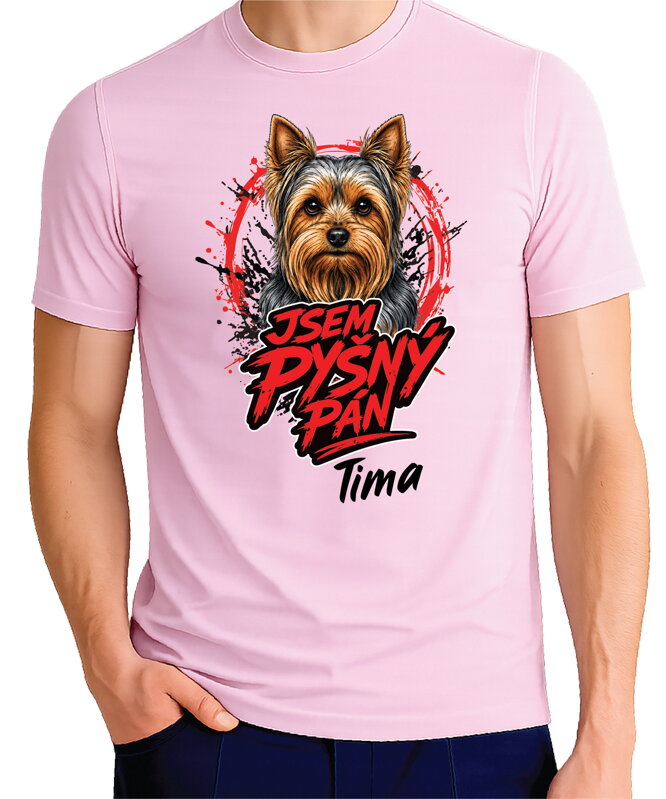 Tričko pro pejskaře - Jsem pyšný pán- yorkšír