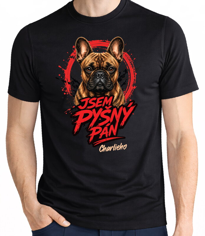 Tričko pro pejskaře - Jsem pyšný pán- buldoček