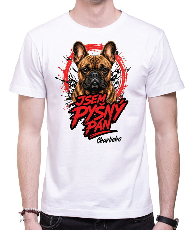 Tričko pro pejskaře - Jsem pyšný pán- buldoček