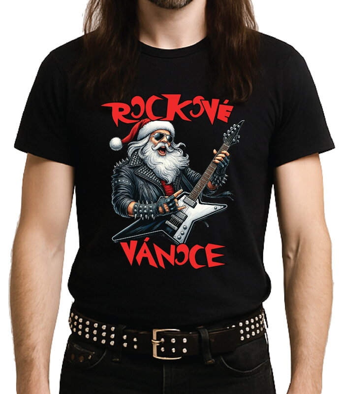 Vánoční tričko - Rockové Vánoce