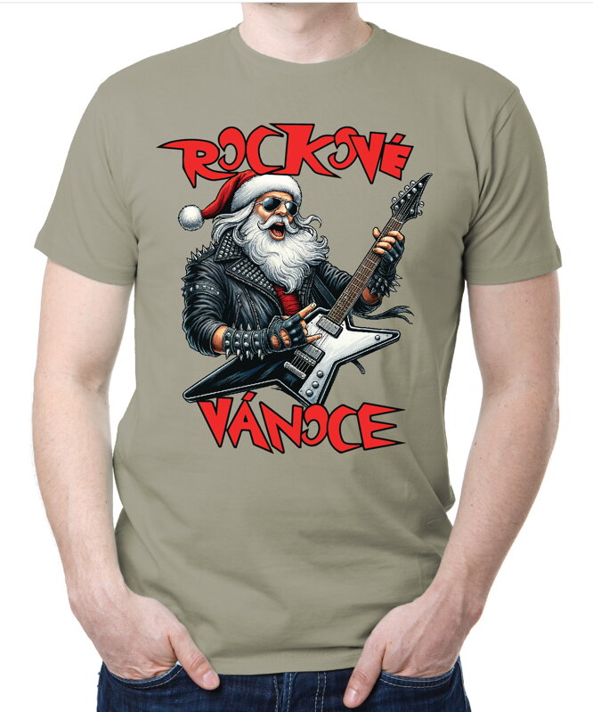 Vánoční tričko - Rockové Vánoce