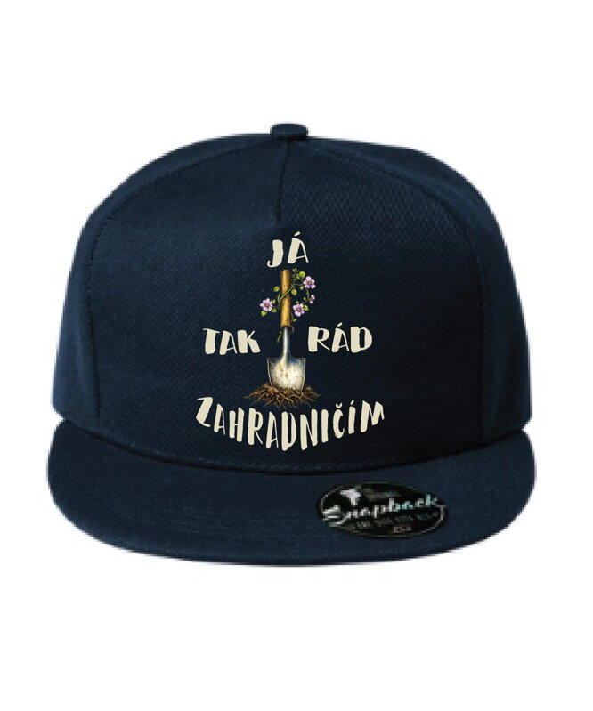 Kšiltovka s potiskem - Já tak rád zahradničím