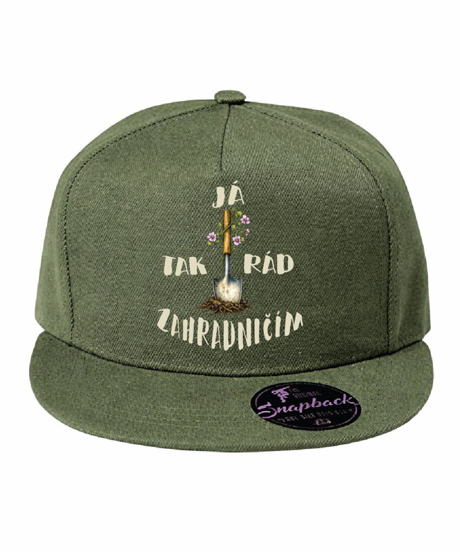 Kšiltovka s potiskem - Já tak rád zahradničím