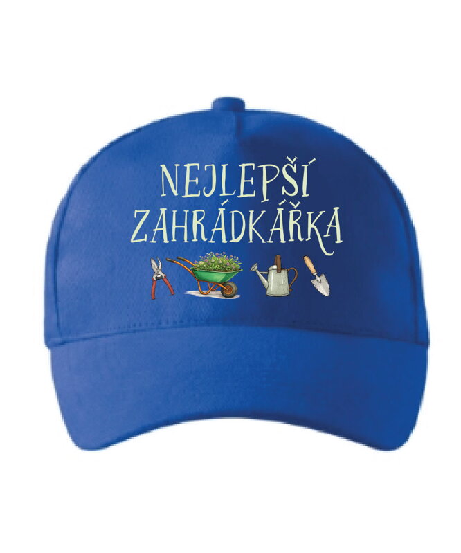 Kšiltovka s potiskem - Nejlepší zahradkářka