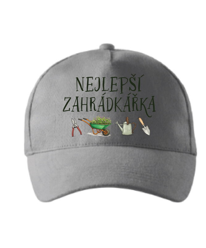 Kšiltovka s potiskem - Nejlepší zahradkářka